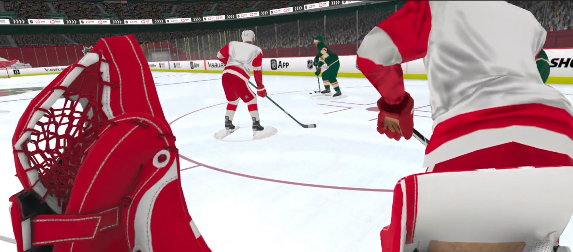 Net front player in VR